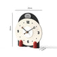 Small mantel table clock size diagram with 25 cm width and 26 cm height