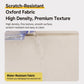 Beige travel laptop backpack fabric with smooth texture and water-resistant finish