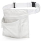 White single-side tool pouch with front pockets and adjustable waist strap.