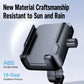 Durable black ABS motorcycle phone mount bracket with side support cradle