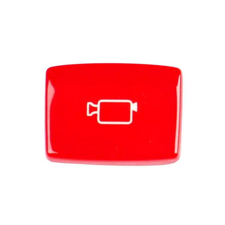 Red rear camera switch button with white outline icon