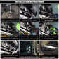 Steering lock retrofit adapter installation instructions with vehicle front steps