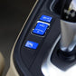 Blue chassis gear button set with OFF, SPORT, ECOPRO and P buttons