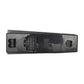 Car window switch rear panel with multi-pin electrical connectors, black