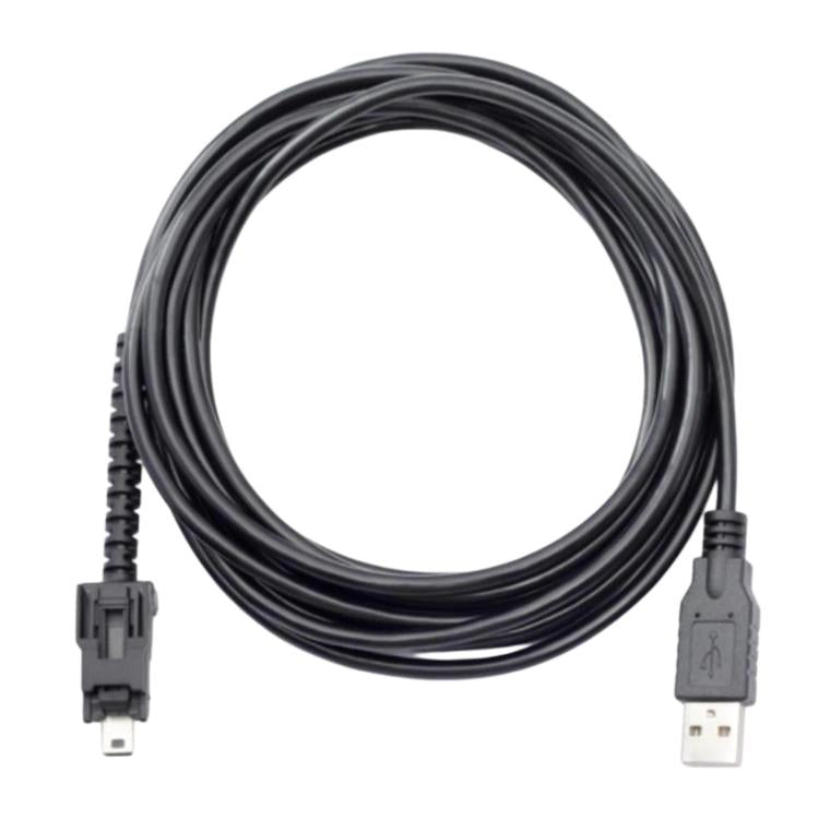 Black diagnostic replacement cable with molded connector ends