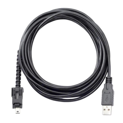 Black diagnostic replacement cable with molded connector ends