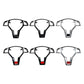 Steering wheel modification decal set, multiple colors arranged in six matching pieces