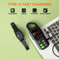 Charging-ready training remote and collar with Type-C cable and digital display