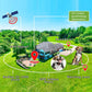 GPS wireless outdoor pet training fence system with collar for boundary control