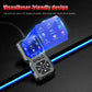 Black OBD2 scanner featuring a bright color LCD screen and control buttons