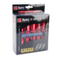 D1Spec Racing Nut retail package for M12x1.5 racing wheel nuts, 20-piece set