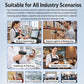 Handheld wireless QR barcode scanner in use for retail and logistics labels