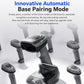 2D barcode scanner charging base with automatic base pairing mode