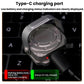 Mini rechargeable flashlight with Type-C charging port on the metal body