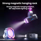Mini LED flashlight with magnetic hanging bracket and adjustable light angle