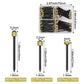 Picture frame nail set size chart with copper heads in 3 lengths