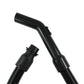 Black vacuum hose handle assembly showing wand connection and coiled hose