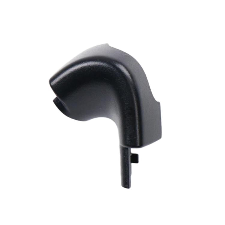 Rear seat belt guide cover, black, left-hand drive rear