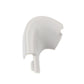 Rear seat belt guide cover, light gray-white, left-hand drive rear
