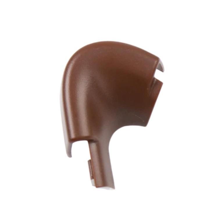 Rear seat belt guide cover, brown, left-hand drive rear