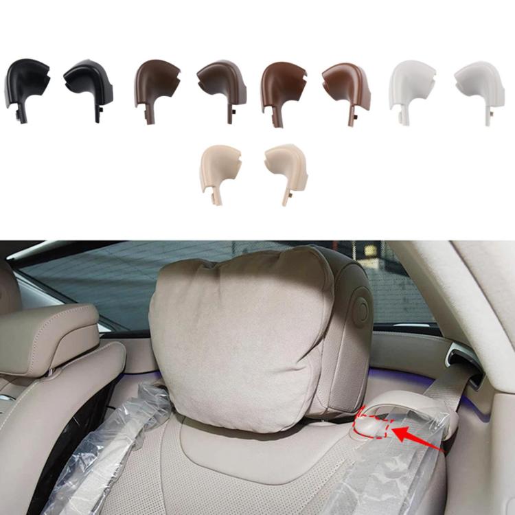 Mercedes-Benz rear seat belt guide cover set, multiple colors shown