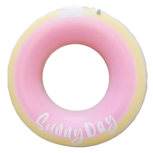 Single inflatable armpit float ring with smooth rim and gradient color