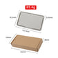 Beige sun visor vanity mirror with closed cover and open frame