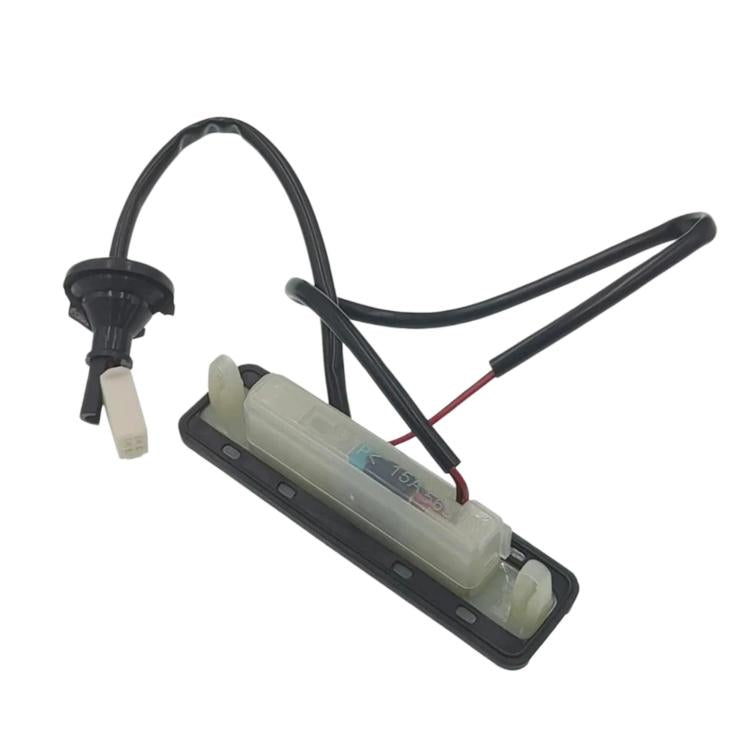 Trunk lid switch with clear/gray module, black harness and electrical connector