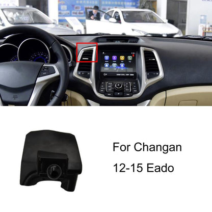 Car phone holder base for Changan, black mount for 12-15 Eado dashboard slot