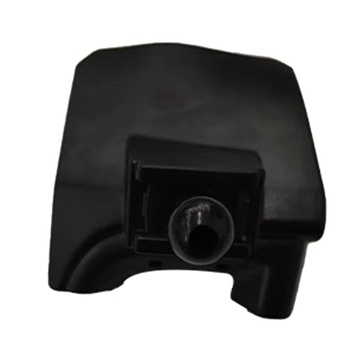 Black car phone holder base, center-mounted round socket bracket
