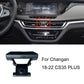 Car phone holder base for air vent, black plastic bracket with suction-cup style mount
