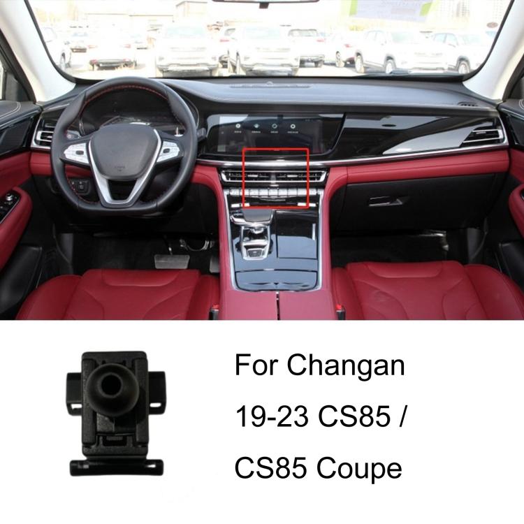 Car phone holder base (black) for Changan 19–23 CS85 / CS85 Coupe