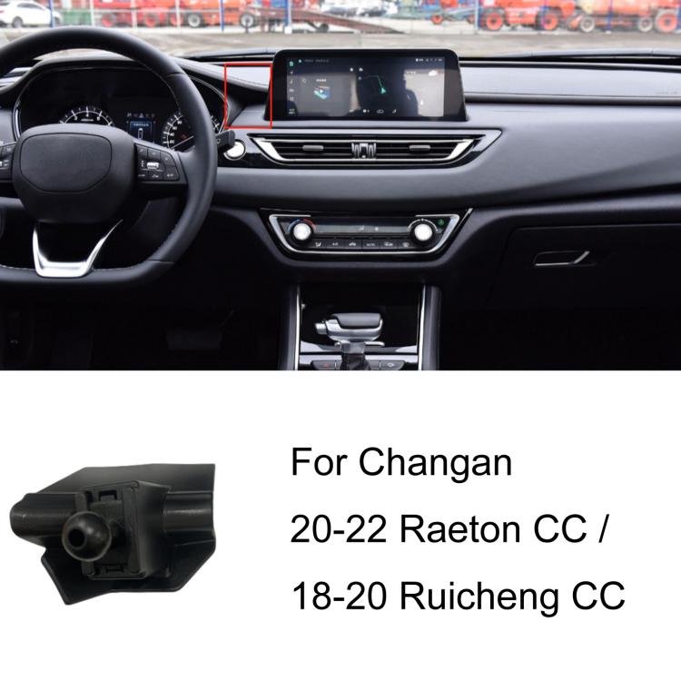 Car phone holder base (black) for Changan 20–22 Raeton CC / 18–20 Ruicheng CC
