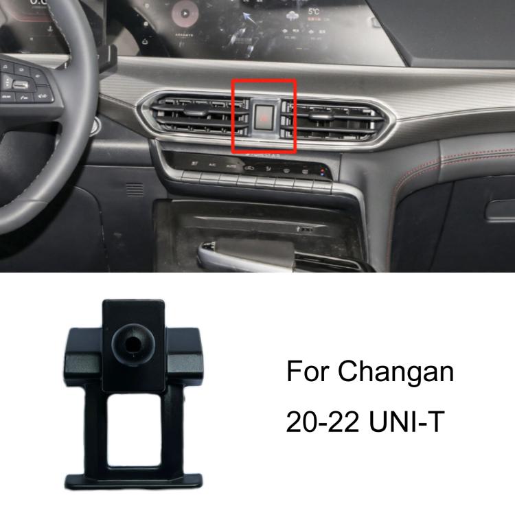 Car phone holder base (black) for Changan 20–22 UNI-T
