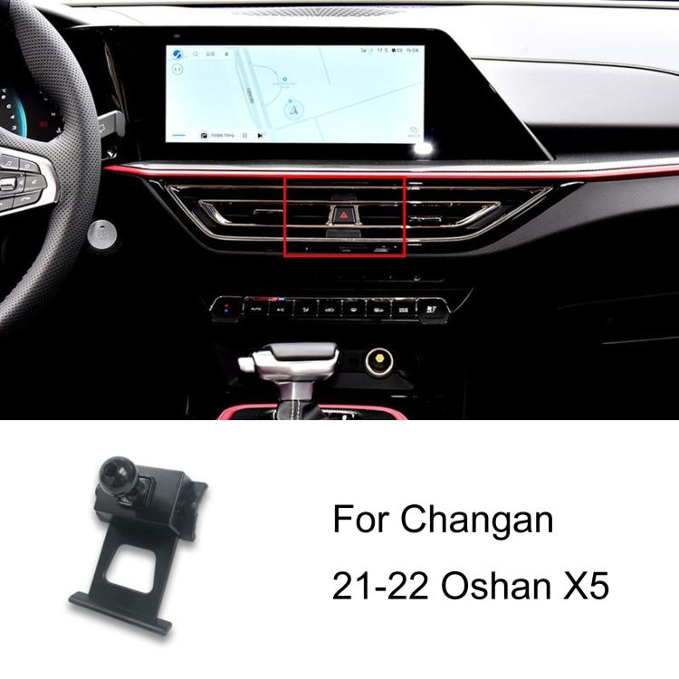 Car phone holder base (black) for Changan 21–22 Oshan X5