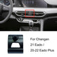 Black car phone holder base with center air-vent mounting bracket
