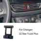 Black car phone holder base with rectangular vent insert mount
