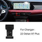 Black car phone holder base with dashboard slot mount