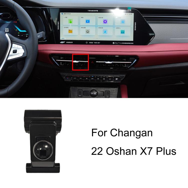 Black car phone holder base with dashboard slot mount