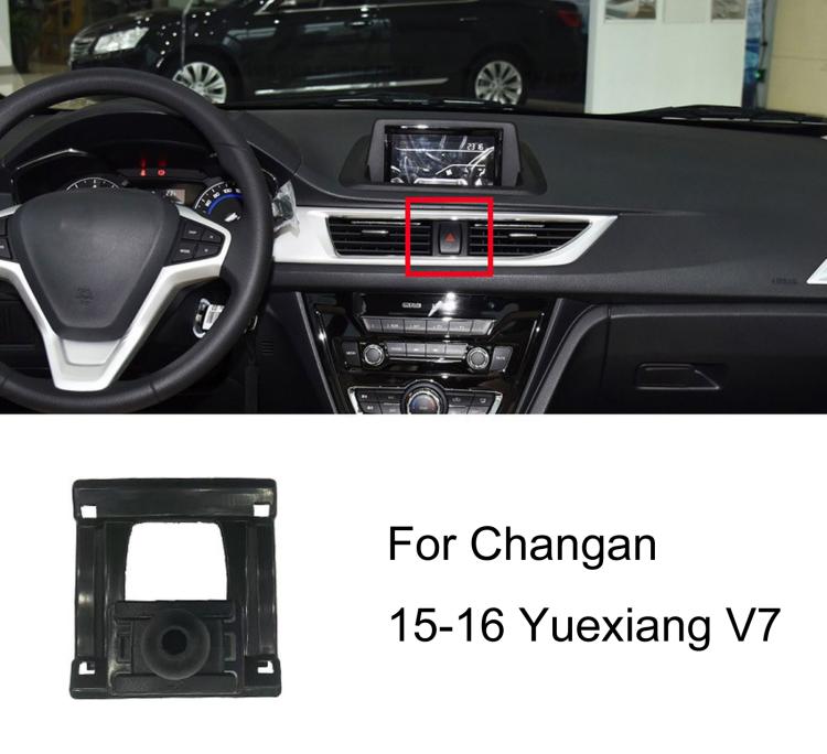 Car phone holder base for Changan, center console vent insert mounting