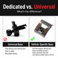 Car phone holder base comparison: universal vent clip vs vehicle-specific base