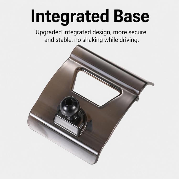 Vehicle-specific car phone holder base with integrated mounting frame