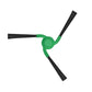 Robot vacuum side brush replacement with green hub and black bristle arms