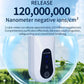 White neck-hanging air purifier pendant with front control panel