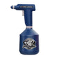 Blue electric atomizing car wash sprayer with spray nozzle and trigger handle