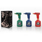 Multi-color electric atomizing sprayer set with retail box and three sprayers