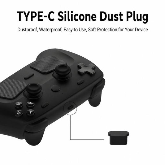 Silicone Type-C dust plug for game controller charging port