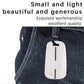 Honeycomb texture key fob cover, white with black two-button design