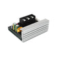 Electric scooter motor controller module with aluminum heat sink and capacitors
