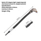 90-degree right-angle drill adapter with long flexible shaft and angled metal head